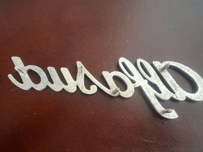 🔴 ALFASUD Stemma auto emblema scritta logo targhetta metallo ORIGINALE B