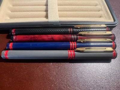 🔴 WATERMAN penne stilografiche Paris a cartuccia scrivono vintage 4 PENNE