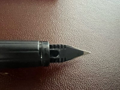 🔴 PELIKAN penna stilografica lacca viola caricamento a cartuccia F vintage