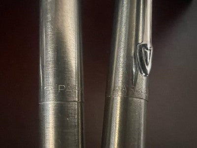 Parker Set Pen Sphere + Mechanical Pencil Steel Brushed CT Scrivono Vintage