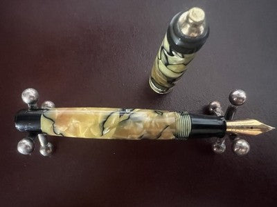 Stylo Plume TIBALDI Infrangible En Celluloid Nib OR En Flex Vintage 
