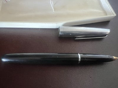 Aurora Pen Fountain Pen Duo Cart Pen Gold A Cartridges K2006 Vintage 