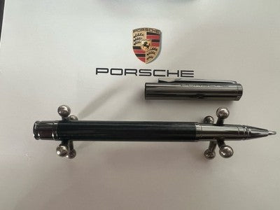 🔴 PORSCHE DESIGN penna sfera 911 fibra di carbonio intrecciata astuccio NOS