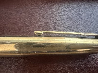 Vis Pen Stift Füllfederhalter Bordeaux Autovac Feder Gold Schreibt Vintage