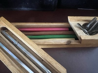 Encrier Set Penne Stylos-Plumes Cinq Presse-Papier Porte-Stylo Lot Vintage