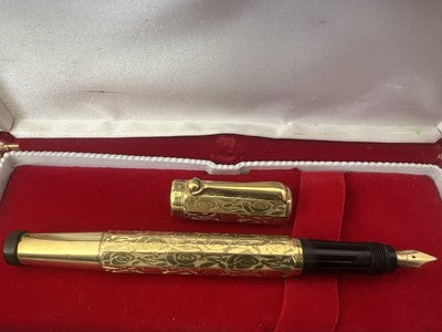 Europe Stylo-Plume Stylo à Plume Rétractable Or Le Histoire Marche Vintage A