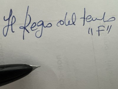 🔴 Penna stilografica marmorizzata a cartucce M pennino F scrive vintage '70