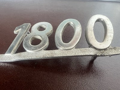 🔴 ALFETTA 1.8 stemma auto emblema scritta logo targhetta metallo ORIGINALE