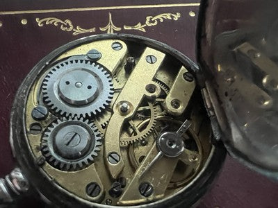 🔴 Orologio tasca ARGENTO 800 donna monachina da revisionare parti vintage