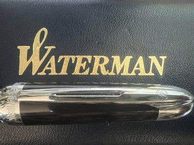 Stylo À Bille WATERMAN HARLEY DAVIDSON Noir Moto Drapeau Américain Écrit