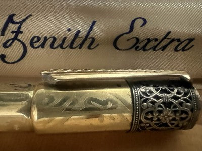🔴 ZENITH penna stilografica pennino ORO 14K e matita meccanica vintage 50