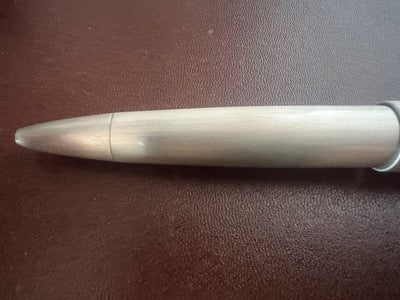 Montegrappa Stylo-Plume Sphère Fortuna Argent Mule Avec Trousse NOS
