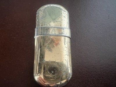 🔴 Accendini A BENZINA di metallo portachiavi decorato 3 PEZZI vetrina vintage