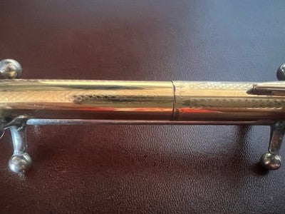 🔴 MONTEGRAPPA penna stilografica laminata a pistone pennino ORO 14KT M vintage