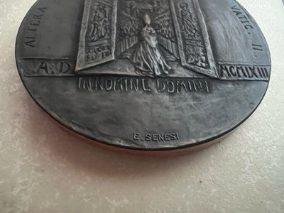 🔴 VATIKANISCHE BRONZEMEDAILLE PAUL VI. RAT BRONZE FDC-Etui 