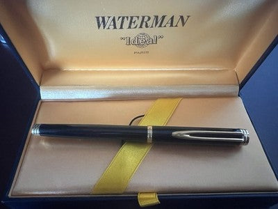 🔴 WATERMAN penna stilografica Le Man 100 lacca pennino ORO 18 Kt EF garanzia