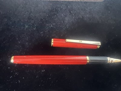 Grand-Mère Stylo-Plume Stylo à Plume Renaissance Laque Corail Or 14 KT M