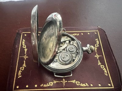 Armbanduhr Silber 800 Frauen Handgelenk Teile Ersatzteile Zylinderkopf 21