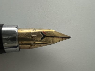 Worldman Pen Fountain Pen Splaccata Gold Rare Vintage