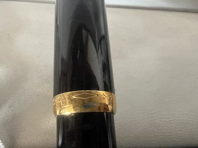 🔴 Matita meccanica INOXCROM lacca nera profili dorati
