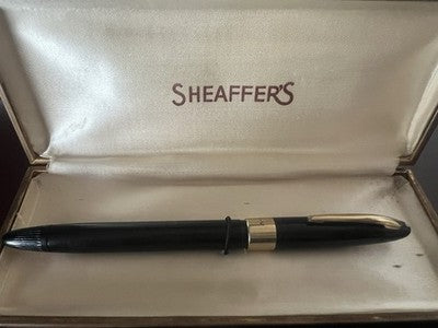 Stylo Plume SHEAFFER'S CP H-M Nib OR Encre Snorkel Écrit Vintage