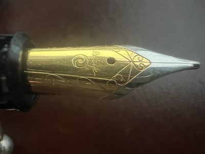 RECIFE Marble Fountain Pen With Chrome Profiles Never Used