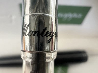 🔴 MONTEGRAPPA M Fortuna Füllfederhalter, schwarz rutheniumplattiert, NEU