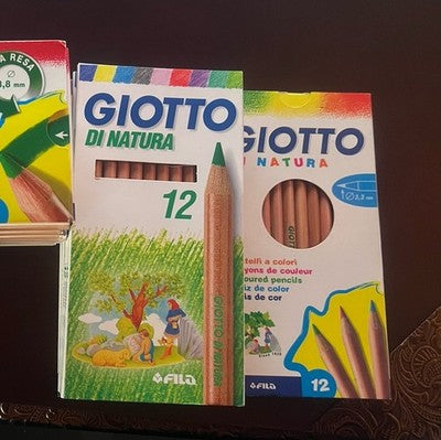GIOTTO Colored Pastels 12 Pieces — Lot Of 12 New Mixed Packages