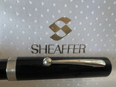 Sheaffer Stylo-Plume Stylo à Plume Noire M Moyen No Nonsense Vintage 