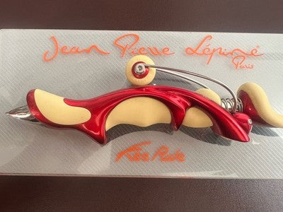 🔴 JEAN PIERRE LEPINE penna sfera Free Ride Red ergonomica Edizione Limitata