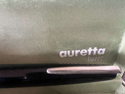 Auretta Pen Fountain Pen Black By Aurora With Cartridges Vintage 1970 P