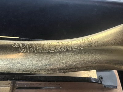 🔴 JUSTRITE precision 2-Sided Wood Brass Sheet Marking Desk Stamp 