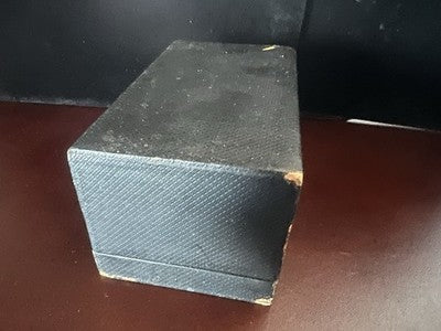 🔴 Scatola orologi tasca box 2 posti Horacelli Genève seta antica Parigi 1800