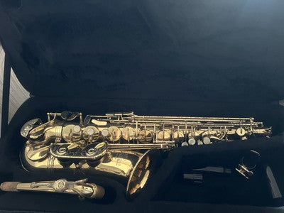 🔴 ROY BENSON Altsaxophon AS202 aus Messing, komplett mit Koffer und Mundstück 