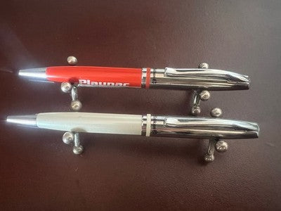 Pelikan Pens Sphere Lacquer Jazz White Orange Pubblicitaria Chrome Vintage