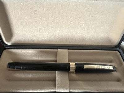 SHEAFFER'S Pen Fountain Pen Gold Snorkel Fill Black Marking Vintage