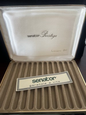 Senator Exposition Boîte Porte-Stylo 12 Stylos-Plumes Sphère Garantie Vintage