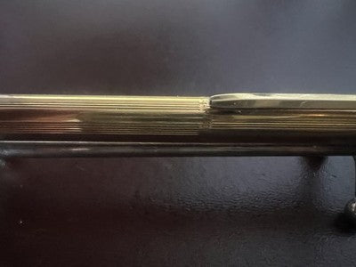 🔴 CARAN D'ACHE penna sfera Madison placcata oro scrive garanzia astuccio