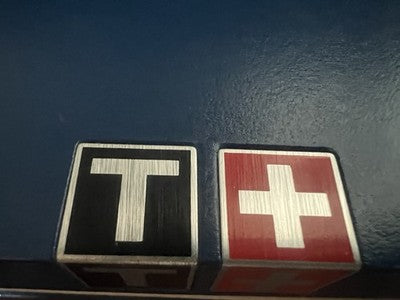 🔴 TISSOT box scatola orologio T-Touch Safe blu multipiano con libretti