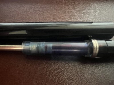 Stylo-Plume Stylo à Plume Noire Mécanisme À Piston Écrit Vintage 1950 A