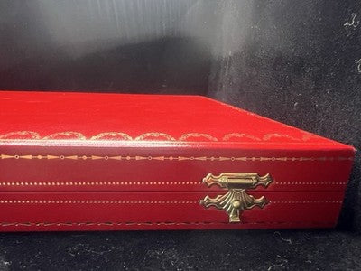 🔴 CARTIER custodia gioielli orologi Panthere REF. PLST 5098 vintage ORIGINALE
