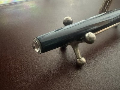 🔴 LUS penna stilografica acciaio inossidabile penninoIridium M scrive vintage