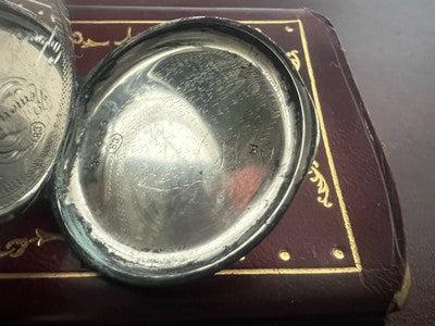 Montre De Poche ARGENT 800 Femme À Réviser Pièces Vintage Remontoir 14