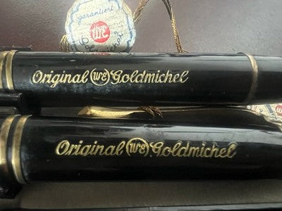 🔴 ORIGINAL GOLDMICHEL portamine 2 matite mine diverse scrivono vintage 1950