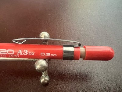 PENTEL Crayon Mécanique 120 A3 DX A313 Rouge Corail 0,3 Mm NOS Vintage