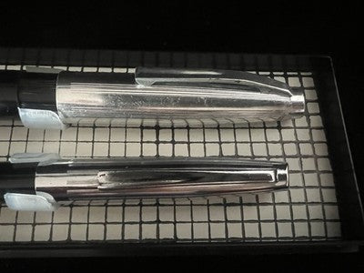 🔴 Penna stilografica pistone e sfera con punta a freccia Design vintage ’60 G