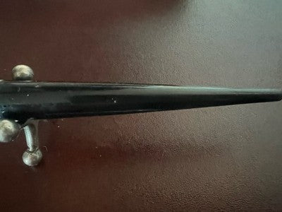 🔴 Penna stilografica AUREA stiloforo celluloide madreperla pulsante fondo DURF