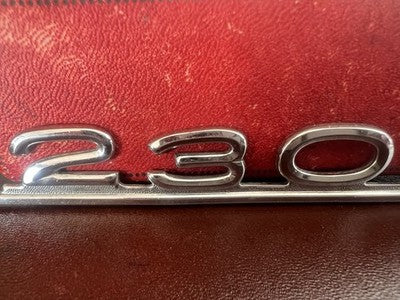 🔴 MERCEDES‑BENZ stemma auto cromato 230SL acciaio perni W111 originale vintage