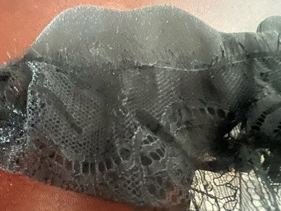 La Perla Masque Femme Yeux Nera Store Coeurs Avec Dentelle
