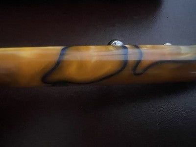 Jean Pierre Lepine Stift Kugel Zig Zag Marmoriert Schreibt Paris Vintage 